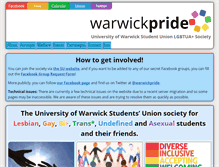 Tablet Screenshot of home.warwickpride.org